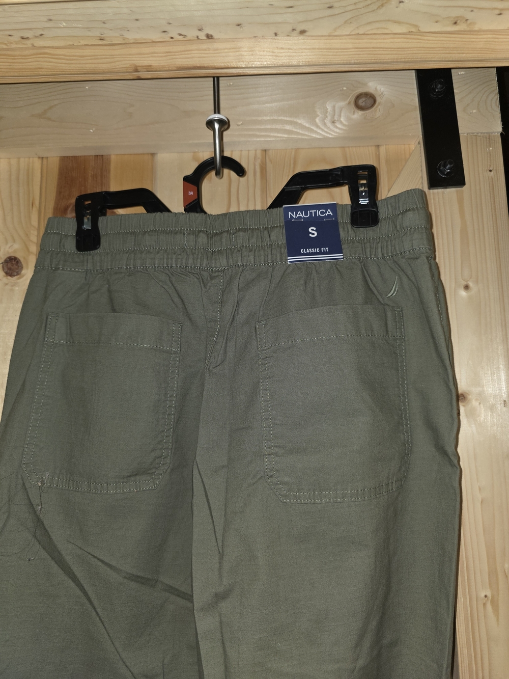 Nautica Womens Olive Green Classic Fit Pants
